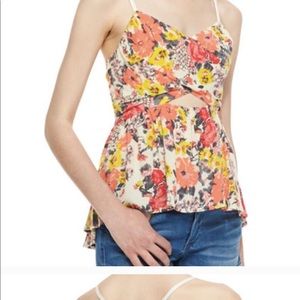 Free People Some Like It Hot Peekaboo Tank Top